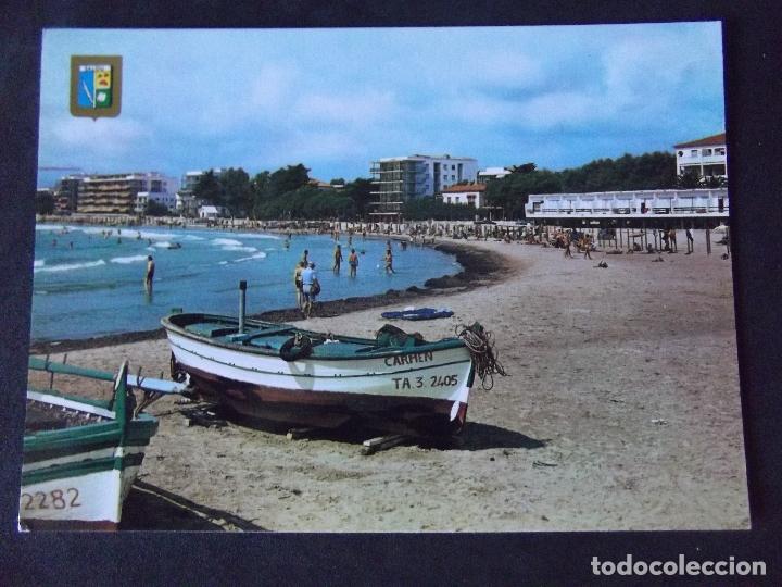 Cartoline: TARRAGONA-V47-COSTA DORADA-SALOU-NO ESCRITA-PLAYA Y BARRIO DEL CARMEN