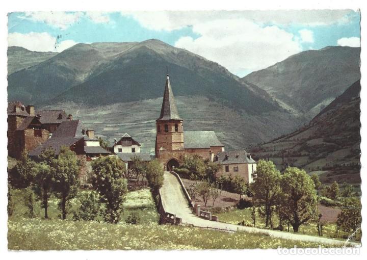 Postales: PIRINEOS DE L&Eacute;RIDA.- N&ordm; 5004, EL VALLE DE AR&Aacute;N. PAISAJE DESDE GAUSACH, FOT. GARRABELLA. L&Eacute;RIDA- 1967