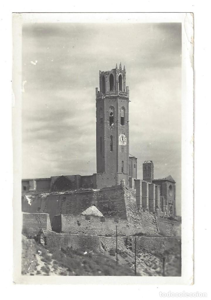 Postales: L&Eacute;RIDA.- N&ordm; 11, TORRE DE LA SEO, ANTIGUA CATEDRAL. EDICIONES GARC&Iacute;A GARRABELLA- SIN CIRCULAR