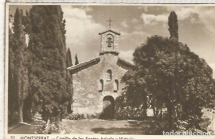 Postales: BARCELONA MONTSERRAT ESCRITA - Foto 1