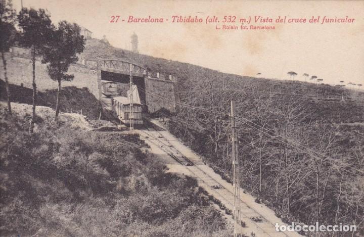 Postales: 27 Barcelona Tibidabo (sin circular) - Foto 1
