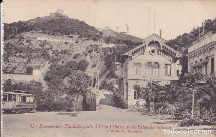 Postales: 22 Barcelona Tibidabo (sin circular) - Foto 1