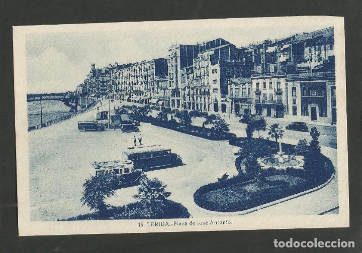 Postales: LLEIDA-PLAZA DE JOSE ANTONIO-19-ROISIN-VER REVERSO-(58.782)