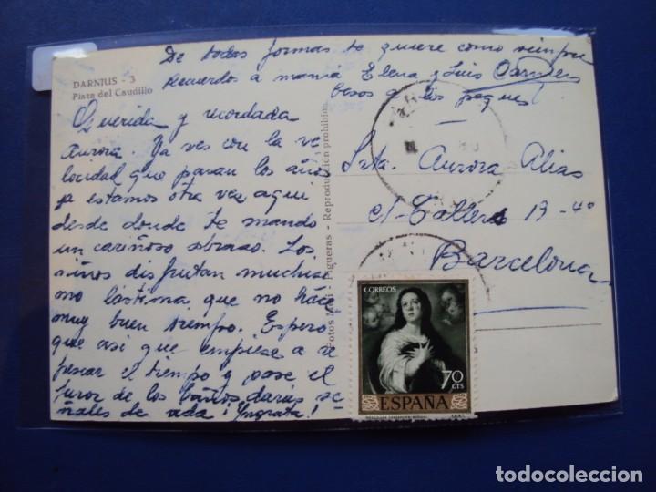 Postales: (PS-60141)POSTAL DE DARNIUS-PLAZA DEL CAUDILLO - Foto 2