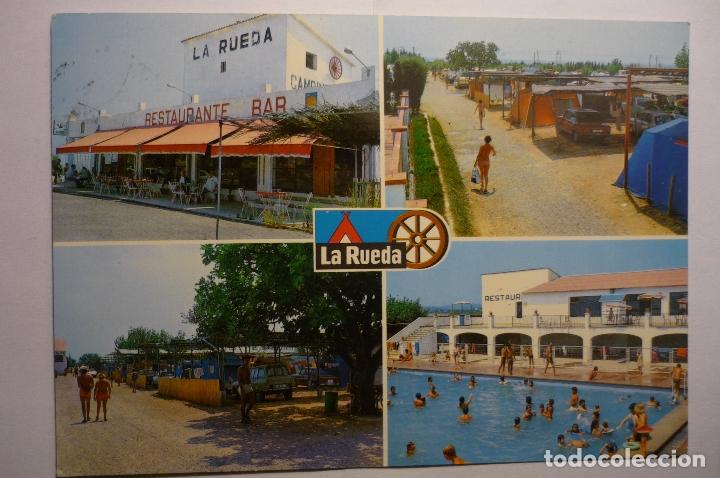 Postales: postal cubellas - camping la rueda -circulada - Foto 1
