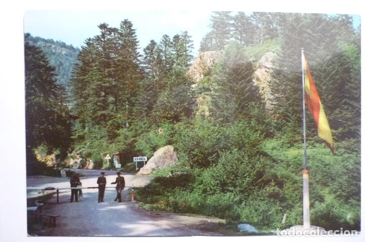 Postales: postal valle de aran .-frontera portillon