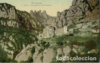 Postais: ANTIGUA POSTAL MONTSERRAT 8 IGLESIA Y VISTA GENERAL DEL MONASTERIO SERIE 787