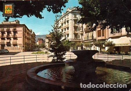 Postales: La Seu d'Urgell - 3786 Plaza de los Ca&iacute;dos y Surtidor