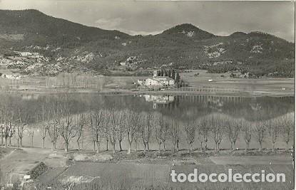 Postkarten: ANTIGUA POSTAL 18 BA&Ntilde;OLAS PANORAMICA DEL LAGO Y PORQUERAS EDICIONES FOTOGRAFICAS BOSCH