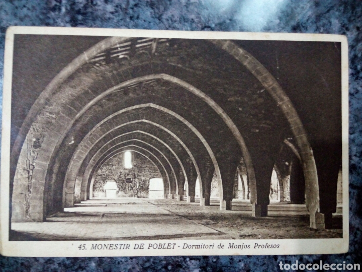 Postales: Postal de Monasterio de Poblet. Dormitorio de Monos Profesos.
