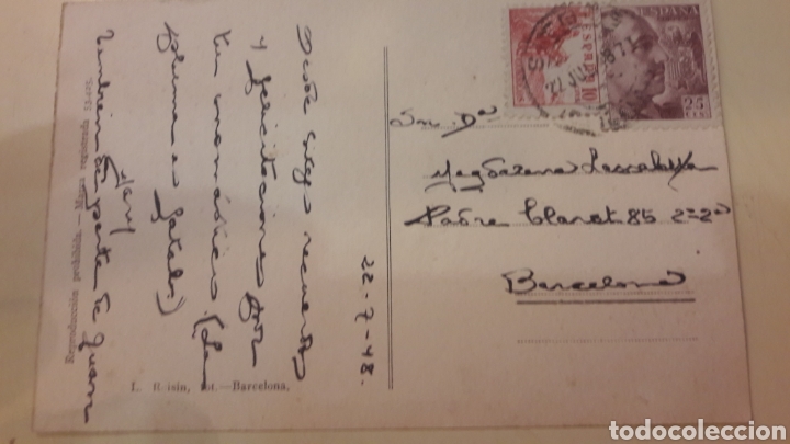 Postales: 1948 Sitges Paseo mar&iacute;timo y playa - Foto 2