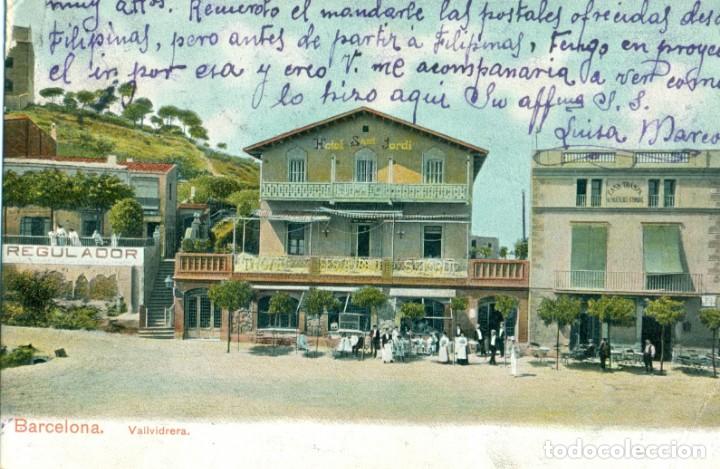 Postales: BARCELONA VALLVIDRERA. CIRCULADA EN 1907 - Foto 1