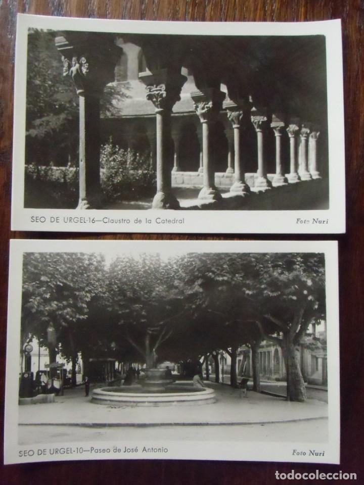 Postales: SEO DE URGEL(LERIDA)POSTALES SIN CIRCULAR,ED. NURI, N&ordm;? 10-16, A&Ntilde;OS 40.