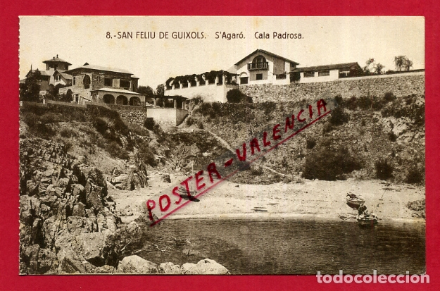 Postales: POSTAL SAN FELIU DE GUIXOLS, S'AGARO CALA PEDROSA , ORIGINAL , P592