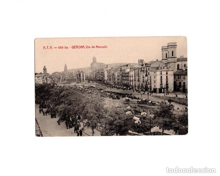 Postales: GERONA.- D&Iacute;A DEL MERCADO. - Foto 1