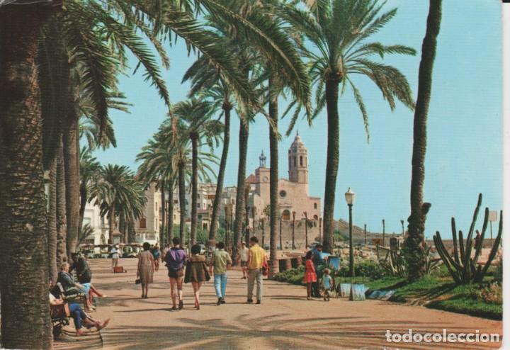 Postales: (85) SITGES. PASEO DE LAS PALMERAS - Foto 1