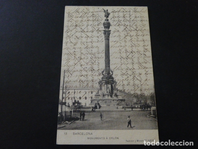 Postales: barcelona monumento a colon - Foto 1
