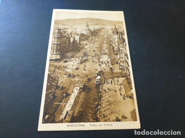 Postales: BARCELONA PASEO DE GRACIA - Foto 1
