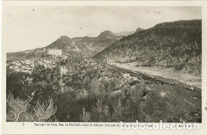 Cartoline: ANTIGUA POSTAL 5 SANTUARI DE NTRA SRA DE FALGAS JOC DE PILOTA LLOC ON ES TROBA LA FLOR DE NEU L ROSI