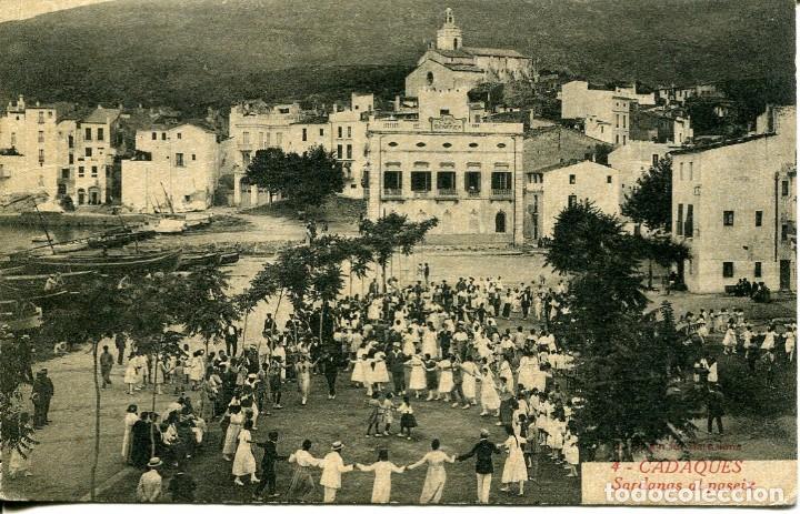 Postales: CADAQUES-SARDANAS AL PASEIX- ROISIN - Foto 1
