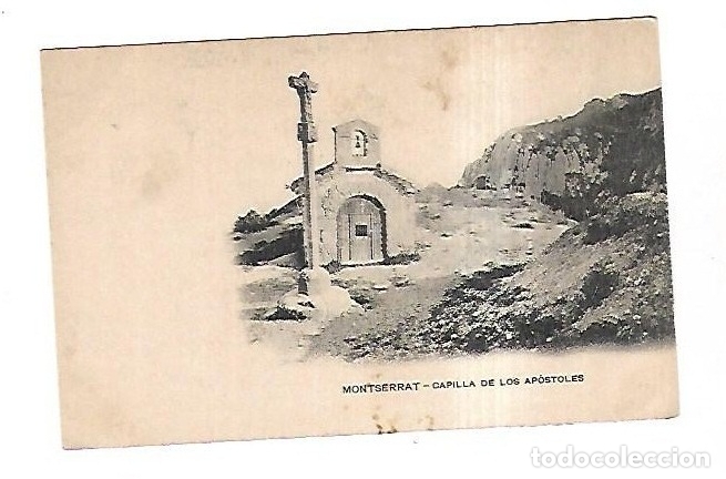 Cartoline: TARJETA POSTAL. MONTSERRAT. CAPILLA DE LOS APOSTOLES. SAMSOT Y MISSE HS.