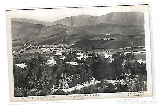Postcards: TARJETA POSTAL. PUERTO DE LLANSA. 30. VISTA PARCIAL Y PISCINA BONATTI. EDIT. CASTELLO