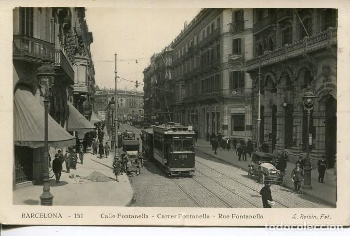 Postales: BARCELONA- CALLE FONTANELLA- ROISIN FOTOGR&Aacute;FICA- 1934