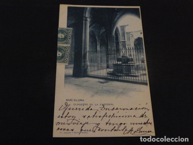 Postales: BARCELONA CLAUSTRO DE LA CATEDRAL - Foto 1