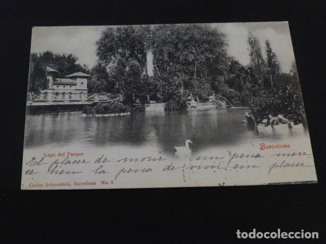 Postales: BARCELONA LAGO DEL PARQUE - Foto 1