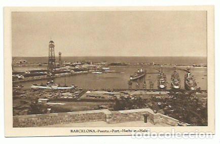 Postales: Barcelona, puerto. - Foto 1