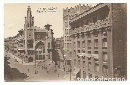 Postales: Barcelona, plaza de Junqueras - Foto 1