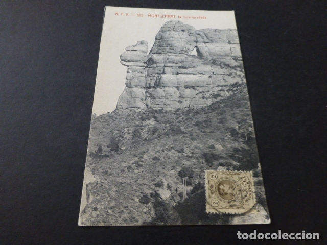 Postales: MONSERRAT BARCELONA LA ROCA FORADADA - Foto 1