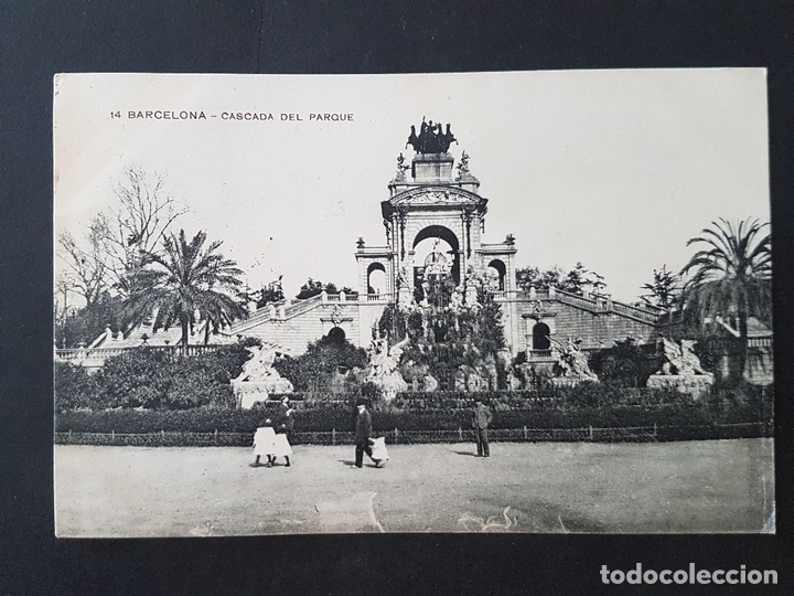Postales: BARCELONA CASCADA DEL PARQUE - Foto 1