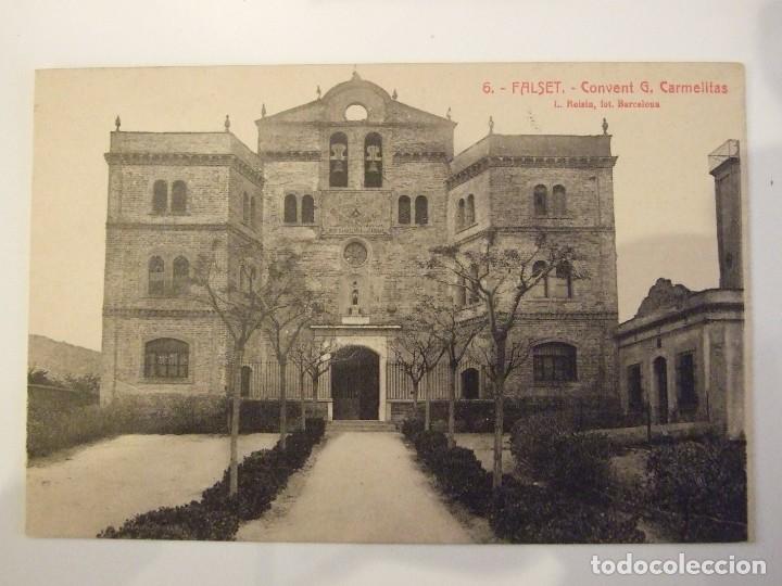 Postkarten: POSTAL ANTIGUA - 6 FALSET CONVENT G. CARMELITAS - ROISIN CIRCULADA