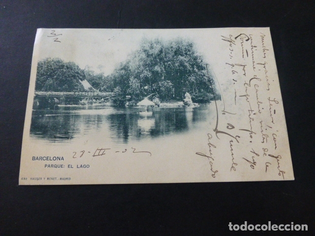 Postales: BARCELONA PARQUE EL LAGO - Foto 1