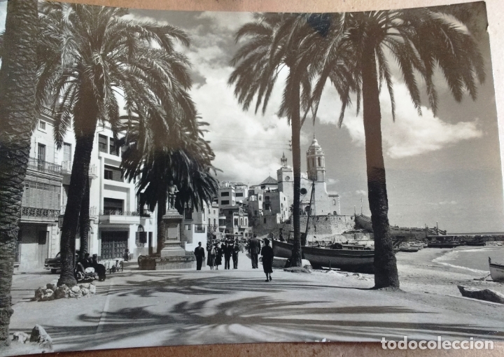 Postales: SITGES, BARCELONA, PASEO Y PUNTA - Foto 1