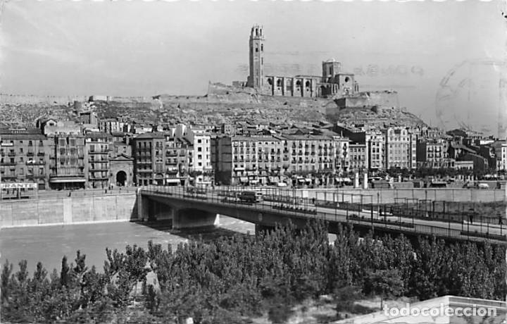 Postales: L&Eacute;RIDA.- PUENTE SOBRE EL R&Iacute;O SEGRE