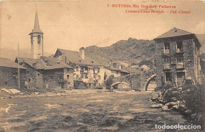Postales: ESTERRI.- RIU NOGUERA PALLARESA.- COMERS CASA BONICH