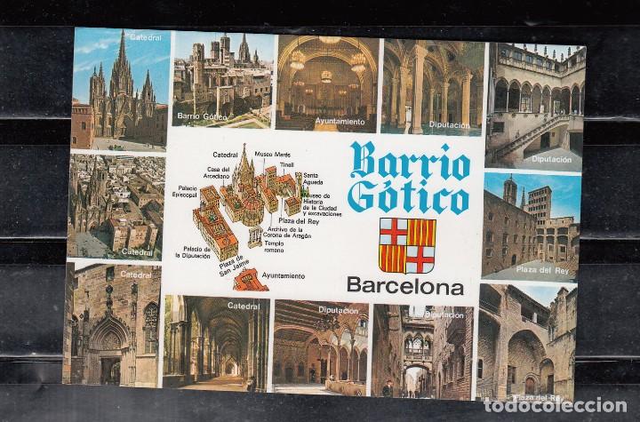 Postales: BARCELONA. BARRIO G&Oacute;TICO - Foto 1