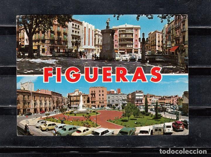 Postales: FIGUERAS. RAMBLA Y PLAZA DRT. E VILA - Foto 1