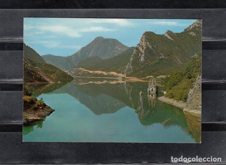 Postales: N&ordm; 62 PONT DE SUERT. EMBALSE DE ESCALES Y VIEJAS RUINAS