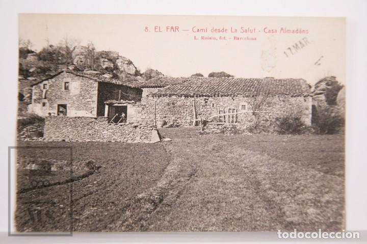 Postcards: Antigua Postal - 8. El Far. Cami Desde La Salut. Casa Almad&aacute;ns - L. Roisin - A&ntilde;o 1935