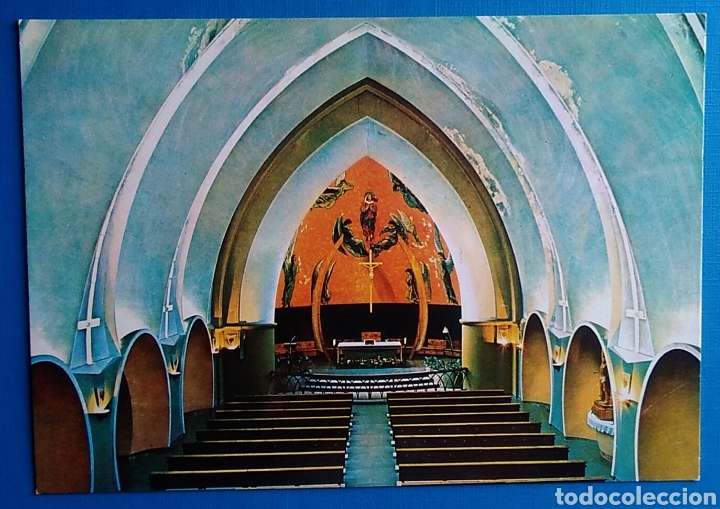 Postales: Postal pirineo catal&aacute;n pont de suert interior de la iglesia ediciones arribas