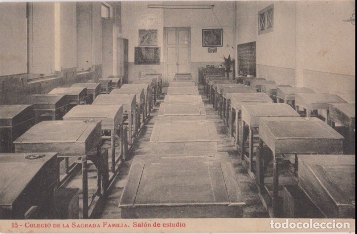 Postales: LERIDA, COLEGIO DE RELIGIOSAS DE LA SAGRADA FAMILIA - FOTOTIPIA THOMAS 8786 - ESCRITA 1934