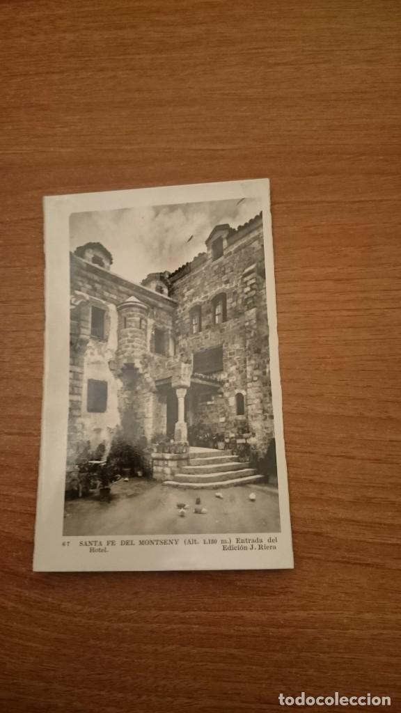 Postkarten: POSTAL SANTA FE DEL MONTSENY ENTRADA DEL HOTEL EDICION L. RIERA SIN CIRCULAR