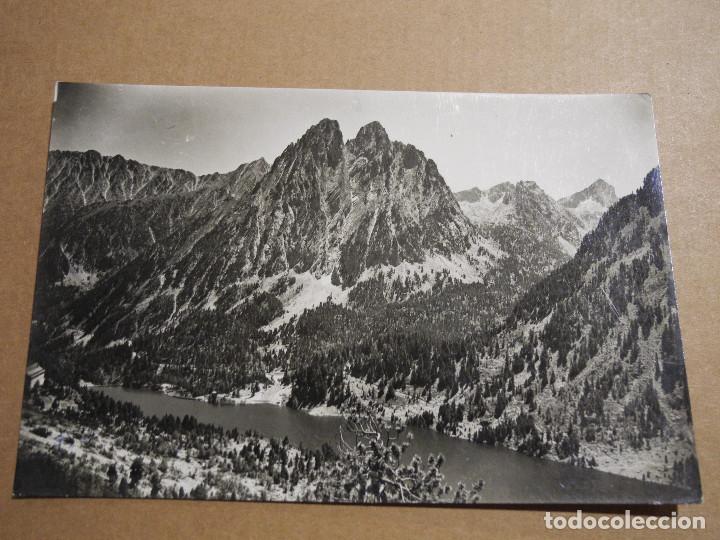 Postales: Region de Espot San Nicolau. Lago de San Mauricio y Los Encantats. Ed Sicilia n. 14 Escrita