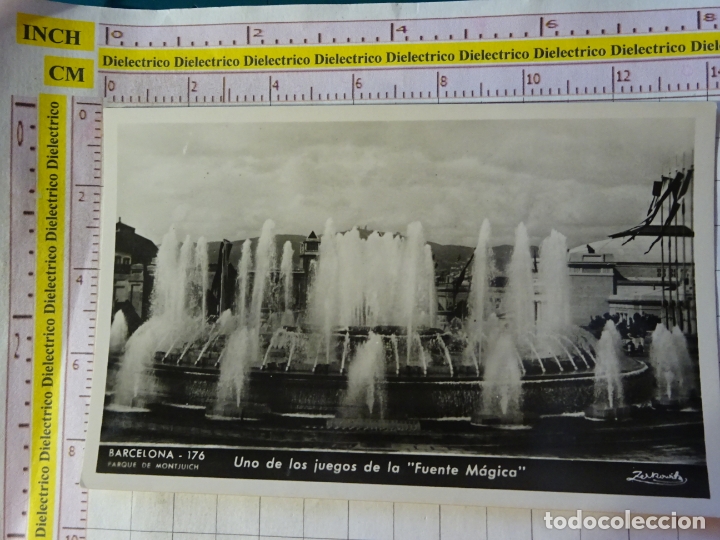 Postkarten: POSTAL DE BARCELONA. A&Ntilde;OS 30 50. UNO DE LOS JUEGOS DE LA FUENTE M&Aacute;GICA 176 ZERKOWITZ. 2320