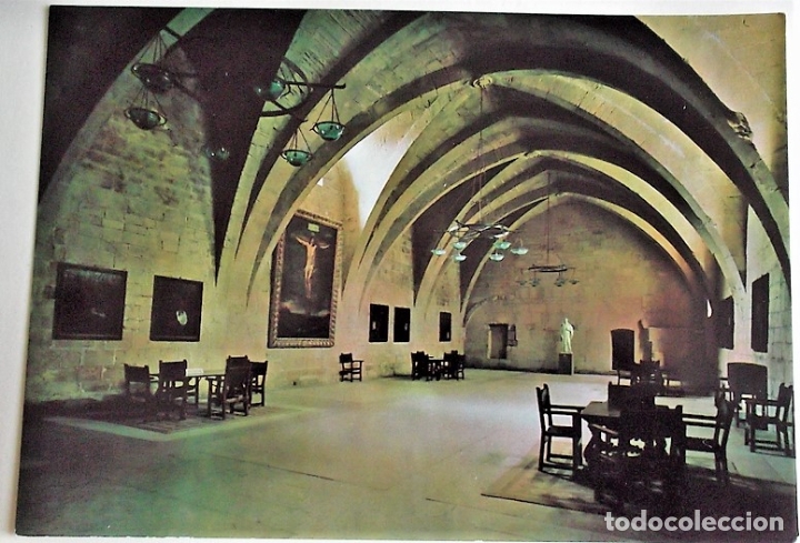 Postales: Real Monasterio de Poblet. 35 Sala Locutorio. Ed. Ro-Foto. Nueva. Color