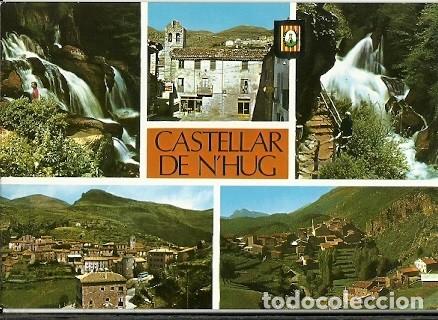 Cartoline: POSTAL A COLOR N&ordm; 6598 CASTELLAR DE N'HUG DIFERENTS ASPECTES ESCUDO DE ORO