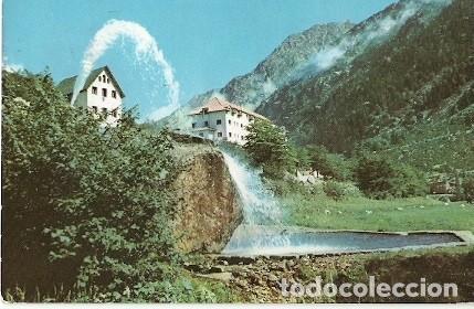 Cartoline: POSTAL A COLOR PIRINEOS CENTRALES CALDAS DE BOHI HOTEL DEL MANANTIAL Y BA&Ntilde;OS ESCRITA 1969